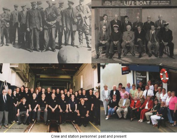 Crew and station personnel