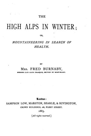 The High alps inWinter